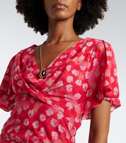 Faljane floral silk-blend top - Isabel Marant - Modalova