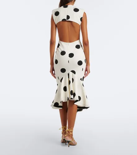 Palmier polka-dot jersey midi dress - Jacquemus - Modalova