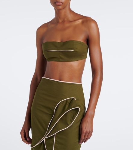 Top a fascia in misto cotone - Adriana Degreas - Modalova