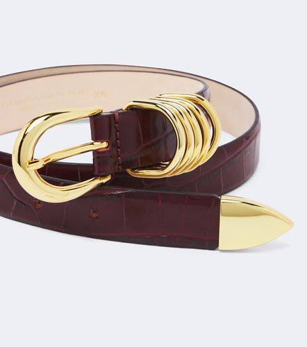 Hollyhock croc-effect leather belt - Dehanche - Modalova