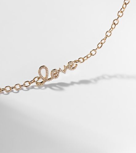 Bracciale Love in 14kt e diamanti - Sydney Evan - Modalova