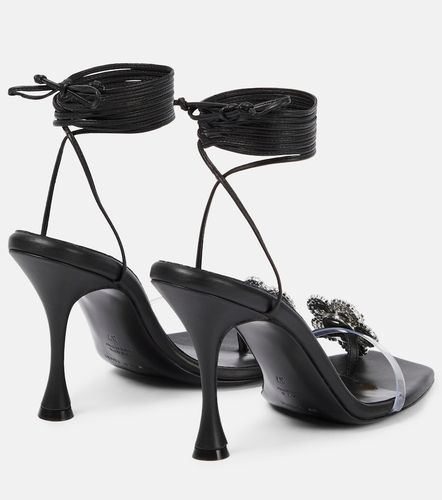Sandali in pelle e PVC con cristalli - Magda Butrym - Modalova