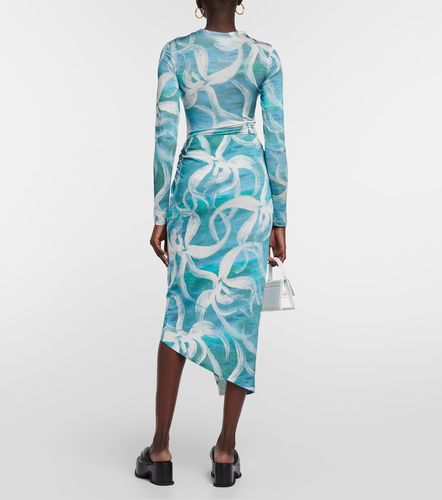 Falda midi Coastline estampada - Louisa Ballou - Modalova