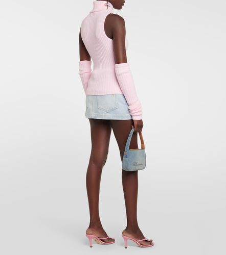 Top sin mangas con cuello alto - Blumarine - Modalova