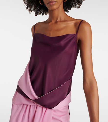 JW Anderson Top drapeado de satén - JW Anderson - Modalova