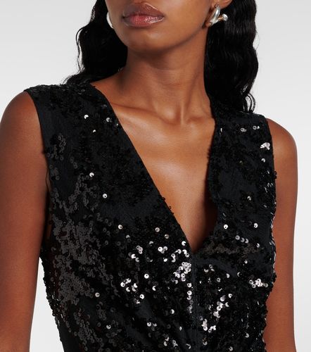 Abito midi con paillettes - Victoria Beckham - Modalova