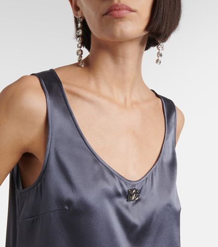 Dolce&Gabbana Top in misto seta - Dolce&Gabbana - Modalova