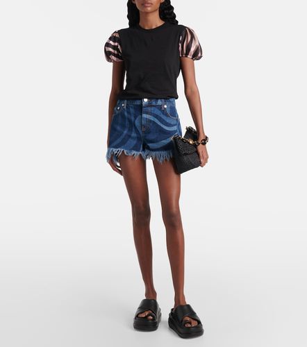 Pucci Top Iride in cotone con raso - Pucci - Modalova