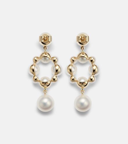 Orecchini in 14kt con perle d'acqua dolce - Sophie Bille Brahe - Modalova