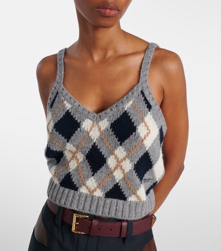 Prada Cropped-Top aus Kaschmir - Prada - Modalova