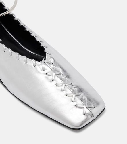 Ballerinas aus Metallic-Leder - Jil Sander - Modalova