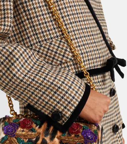 Houndstooth virgin wool jacket - Valentino - Modalova