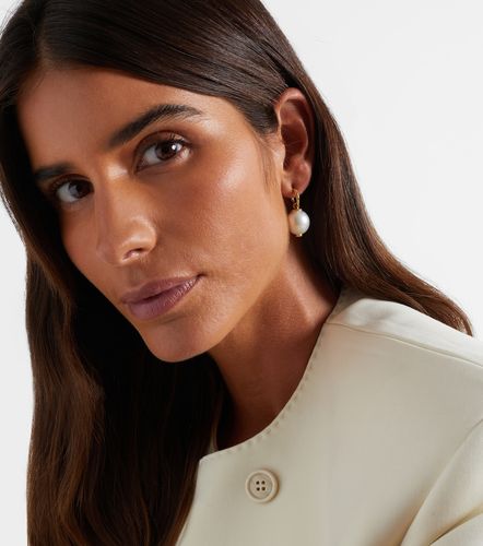 Kt drop earrings with diamonds and pearls - Octavia Elizabeth - Modalova