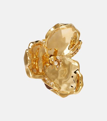 Blossom crystal-embellished earrings - Oscar de la Renta - Modalova