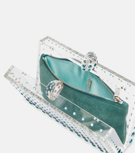 Tequila Mini beaded suede-lined clutch - Aquazzura - Modalova