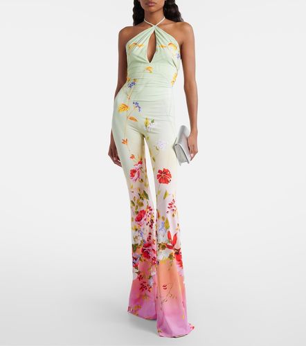 Jumpsuit lunga con stampa - Roberto Cavalli - Modalova