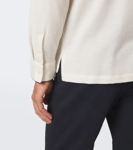 Silk and cotton pique polo shirt - Tom Ford - Modalova