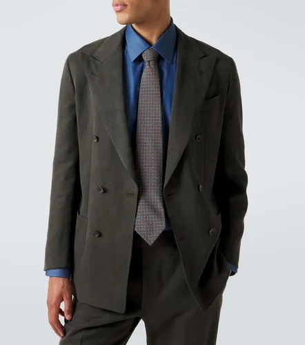 Corbata de seda estampada - Thom Sweeney - Modalova