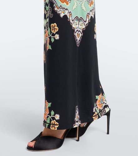 Abito lungo con stampa floreale - Roberto Cavalli - Modalova