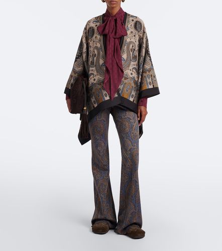 X Birkenstock Boston embroidered suede clogs - Etro - Modalova