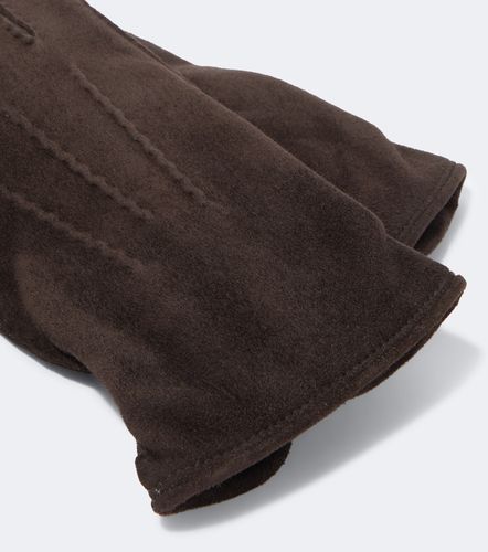 Suede and cashmere gloves - Thom Sweeney - Modalova