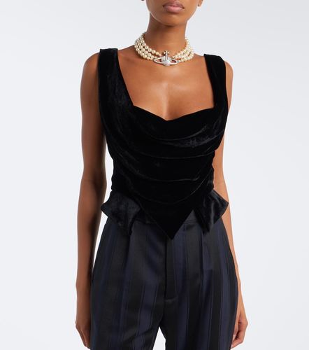 Top Sunday de terciopelo drapeado - Vivienne Westwood - Modalova