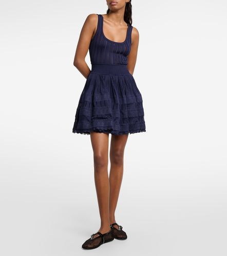 Alaia Ribbed-knit minidress - Alaia - Modalova