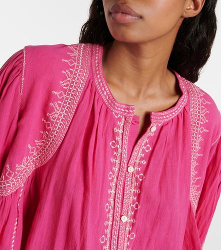 Top cropped Perkins in cotone con ricamo - Marant Etoile - Modalova