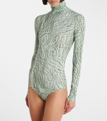 Printed jersey bodysuit - MM6 Maison Margiela - Modalova