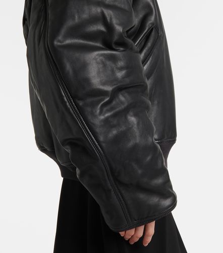 Balenciaga Leather bomber jacket - Balenciaga - Modalova