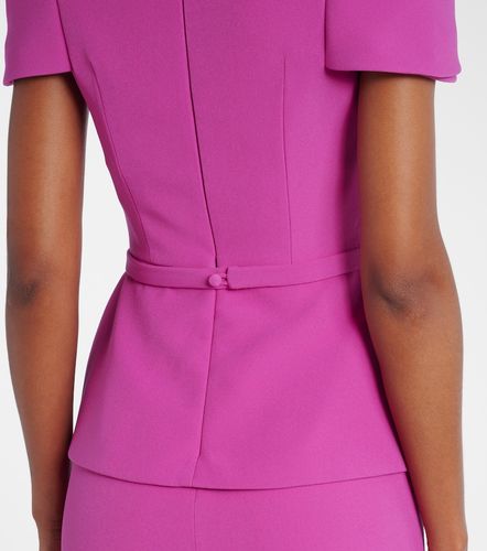 Abito midi con peplum e cintura - Safiyaa - Modalova