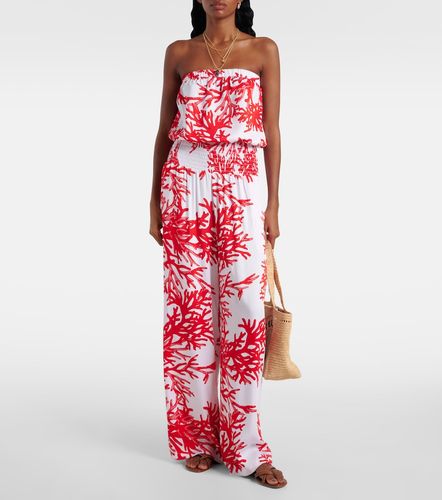 Naomi printed strapless jumpsuit - Melissa Odabash - Modalova
