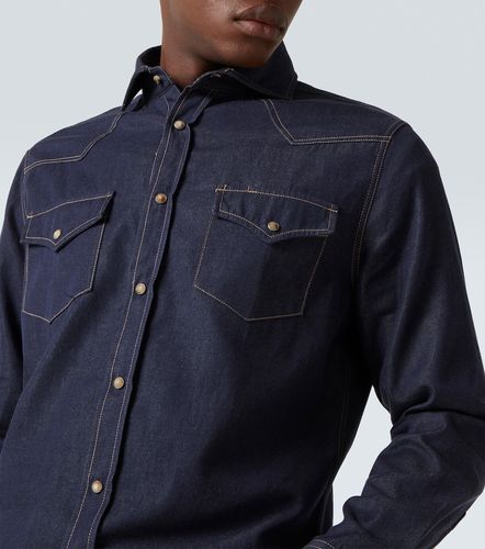 Brunello Cucinelli Jeanshemd - Brunello Cucinelli - Modalova