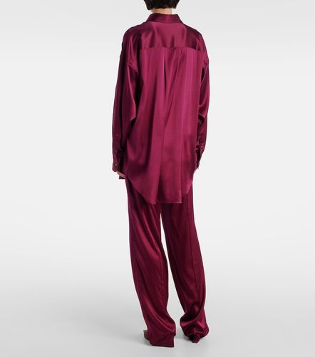 Camicia in raso di misto seta - Tom Ford - Modalova