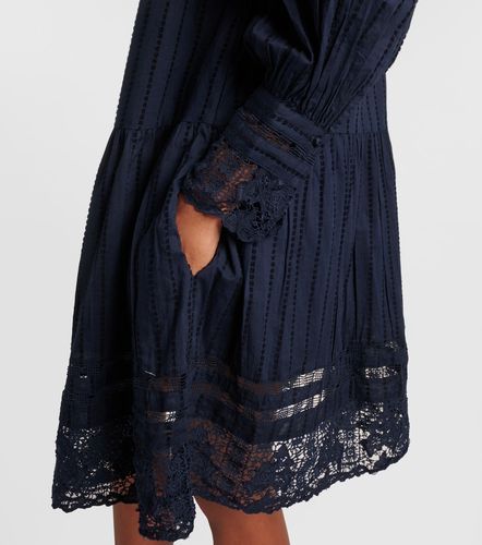 Vestido corto de encaje y algodón - Ulla Johnson - Modalova