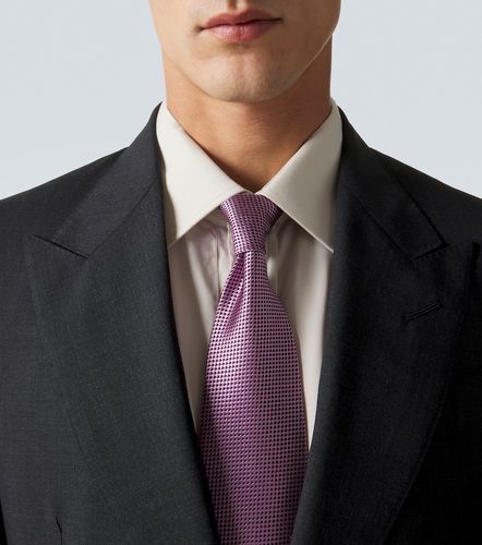 Tom Ford Corbata de sarga de seda - Tom Ford - Modalova