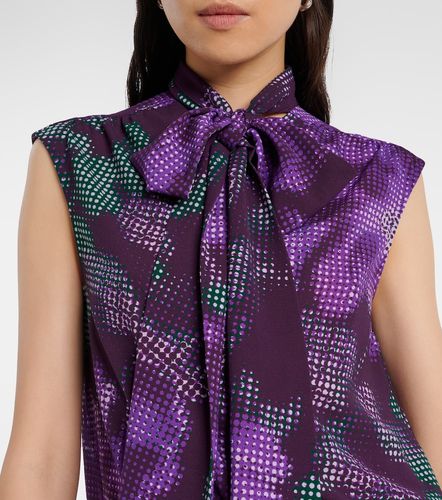 Top floral con lazada - Dries Van Noten - Modalova