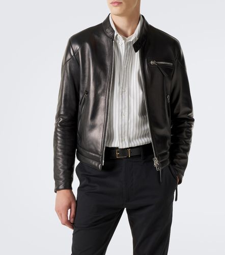 Tom Ford Leather biker jacket - Tom Ford - Modalova