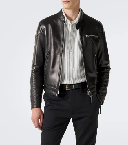 Tom Ford Leather biker jacket - Tom Ford - Modalova