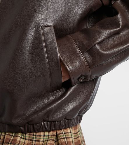 Miu Miu Blouson aus Leder - Miu Miu - Modalova