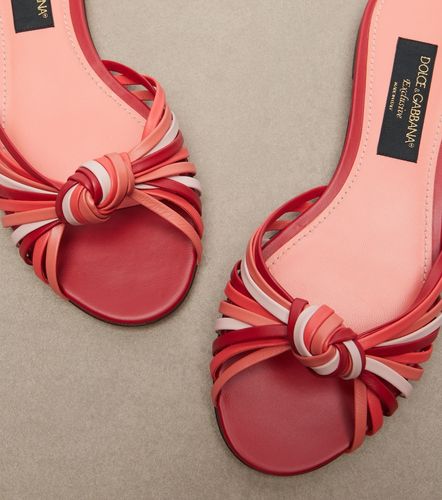 Bianca 2.0 leather slides - Dolce&Gabbana - Modalova