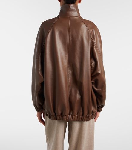 Monili leather jacket - Brunello Cucinelli - Modalova