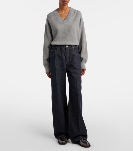 Jeans a gamba larga - Brunello Cucinelli - Modalova