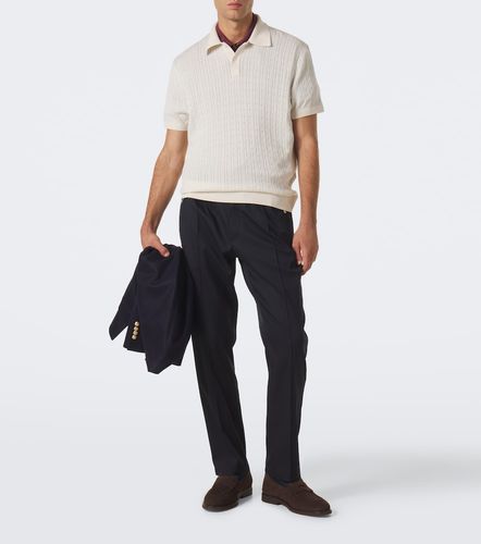 Wool-blend gabardine tapered pants - Dolce&Gabbana - Modalova