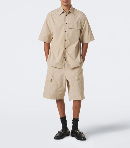 Cotton twill cargo shorts - Bottega Veneta - Modalova