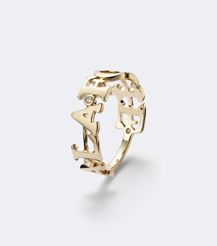 A La Folie 9kt ring with diamonds - Yvonne Leon - Modalova