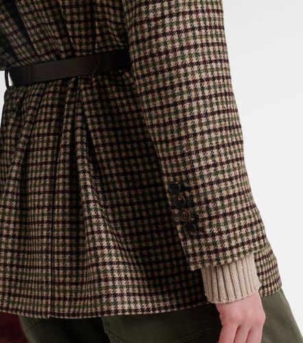 Giacca in misto lana e alpaca a quadri - Brunello Cucinelli - Modalova