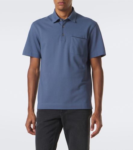 Zegna Polo in piqué di cotone - Zegna - Modalova