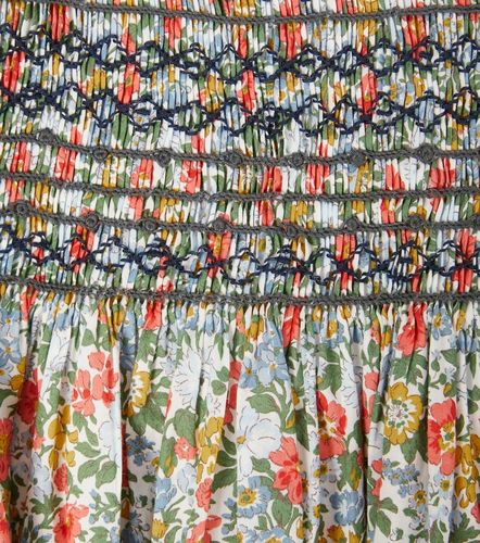 Vestido Duchesse de algodón floral - Bonpoint - Modalova
