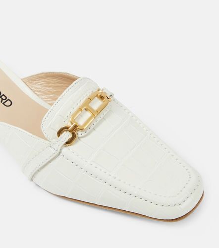 Mules Whitney in pelle effetto coccodrillo - Tom Ford - Modalova